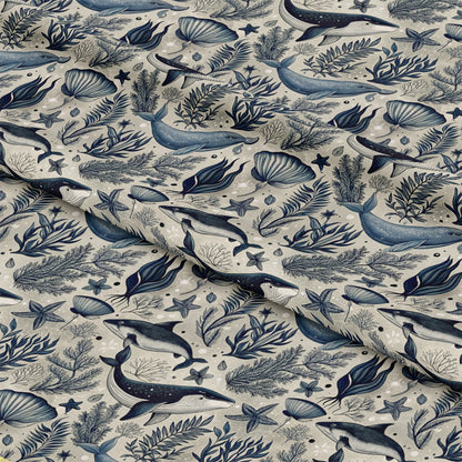Magical Sea Pattern 6 Quilting Cotton Fabric