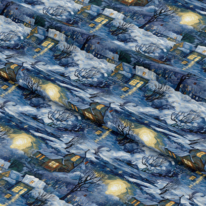 Winter Under the Dawn Pattern 8 Quilting Cotton Fabric