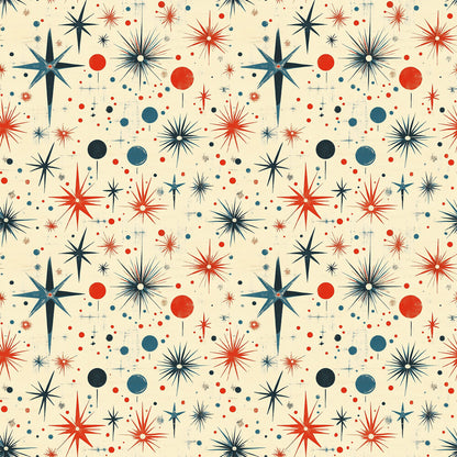 Sparkleworks Mid-Century 4th of July Fat Quarter Bundle