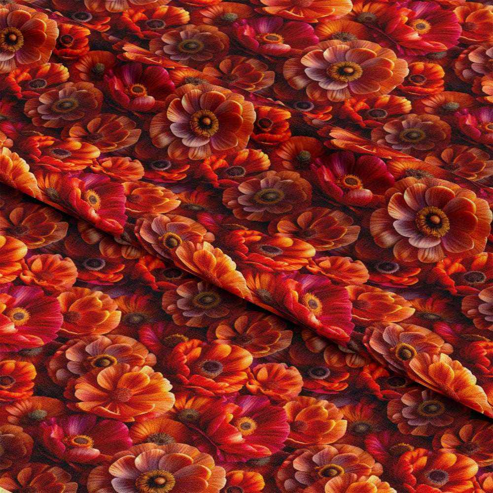 Realistic Flowers Pattern 11 Quilting Cotton Fabric