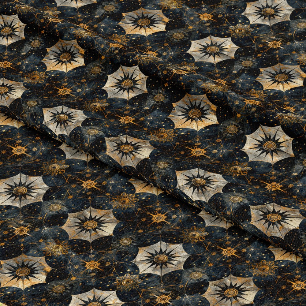 Baroque Celestial Pattern 1 Quilting Cotton Fabric