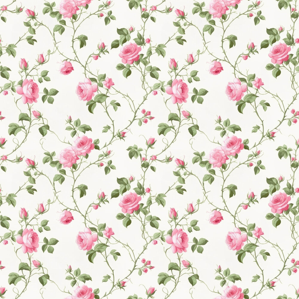 Floral Pink Cottage Gardens Fat Quarter Bundle