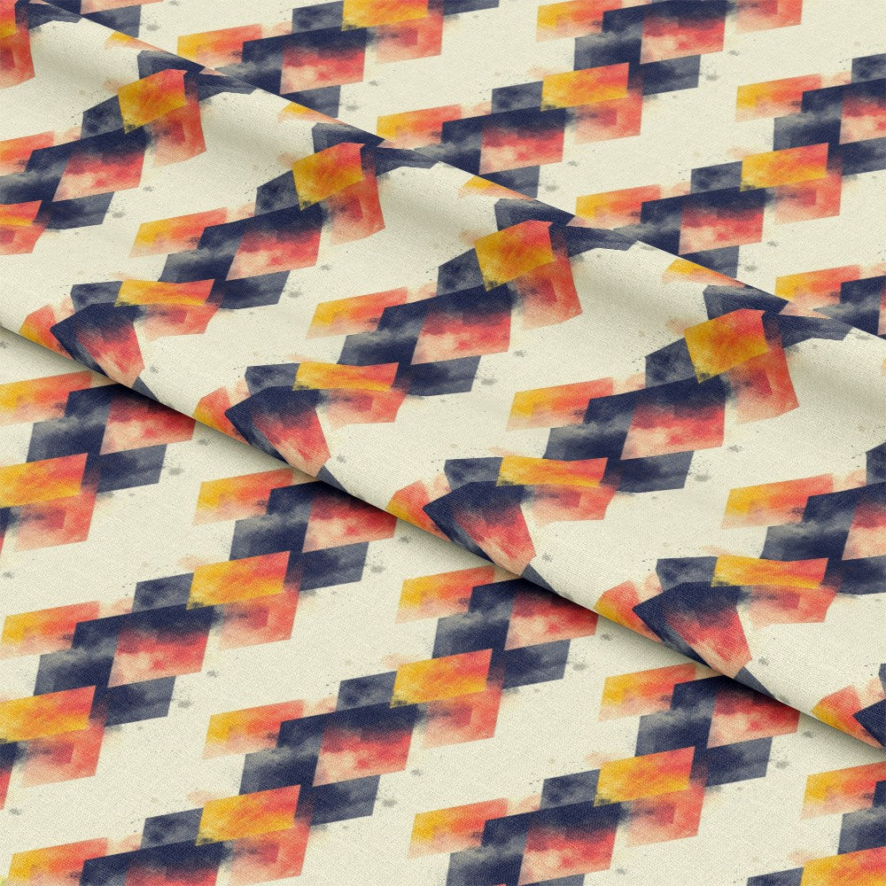 Mid Century Mod Geometric Pattern 11 Quilting Cotton Fabric