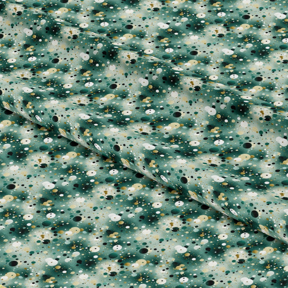Green Confetti Pattern 2 Quilting Cotton Fabric