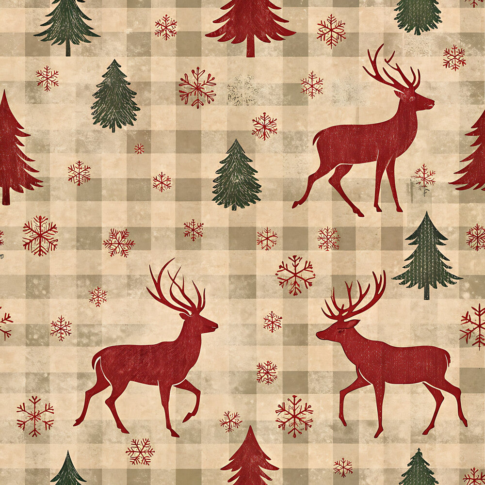 Buffalo Plaid Christmas Fat Quarter Bundle