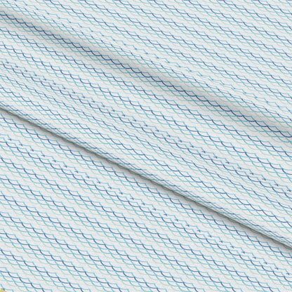 Navy Nautical Sea Pattern 11 Quilting Cotton Fabric