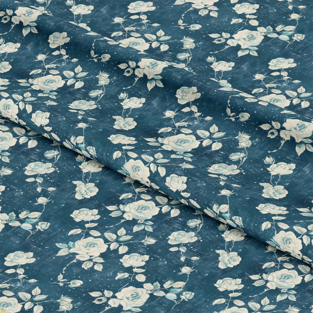 Vintage Farmhouse Blue Pattern 7 Quilting Cotton Fabric