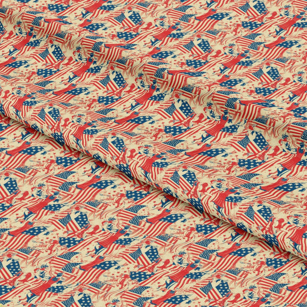 Americana Chronicles Pattern 2 Quilting Cotton Fabric