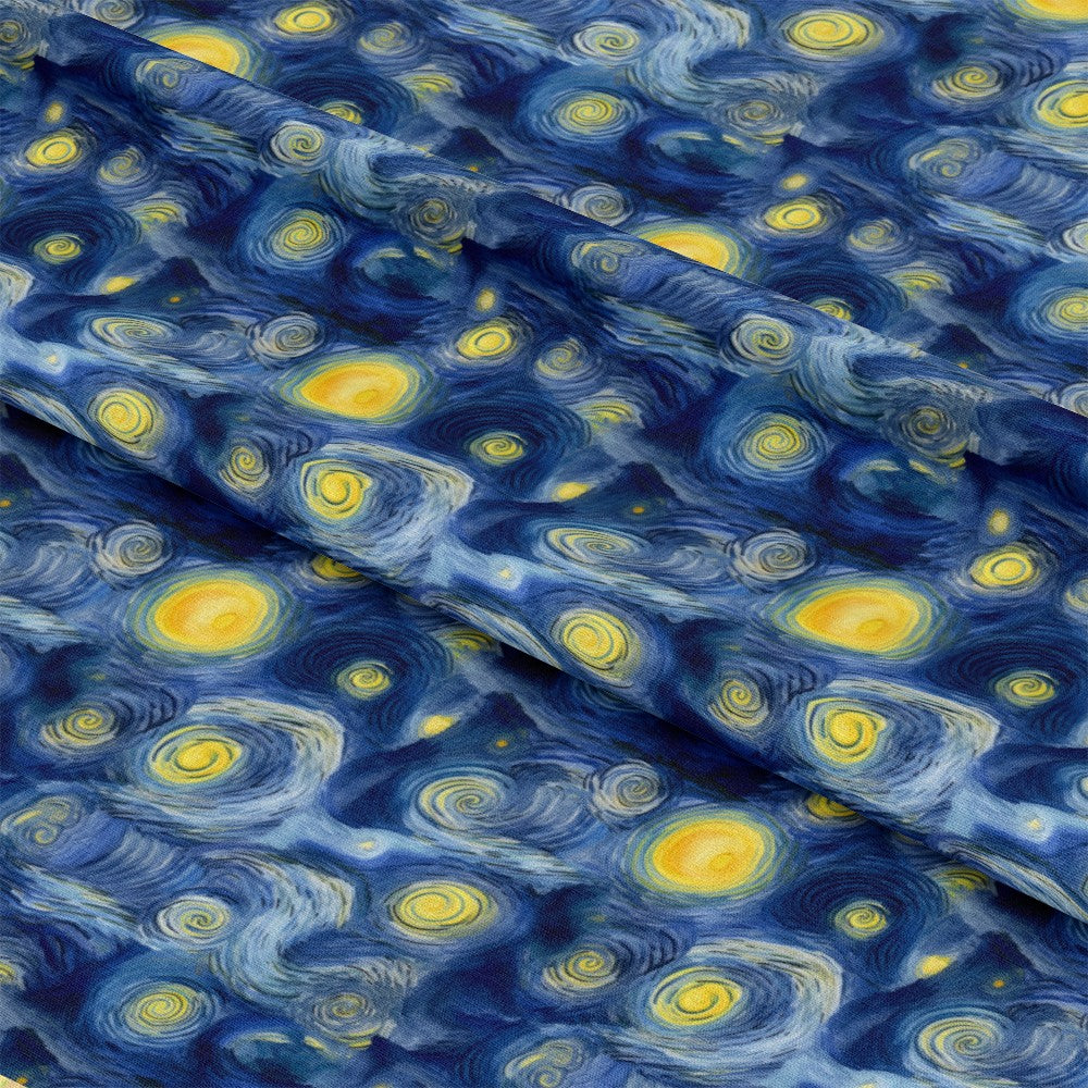 Starry Night Pattern 23 Quilting Cotton Fabric