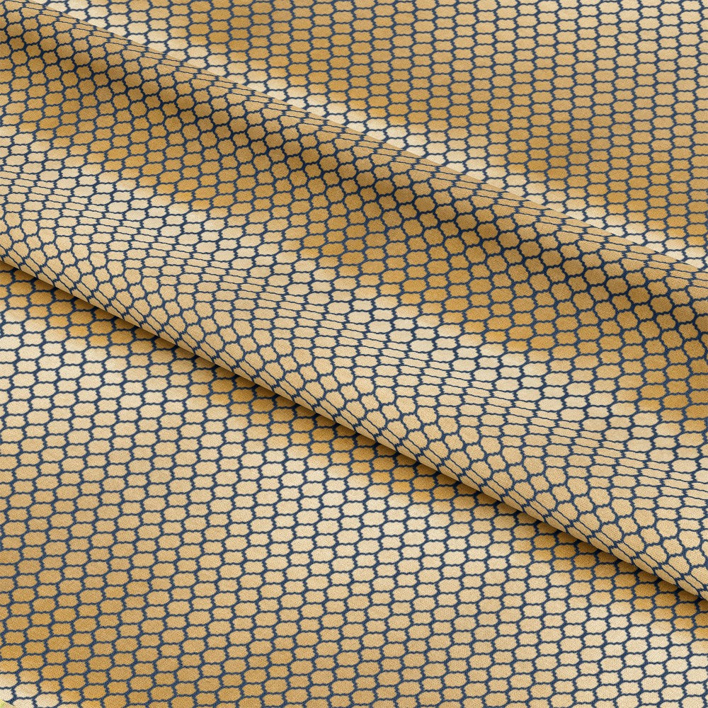 Navy and Gold Celebration Pattern 14 Quilting Cotton Fabric