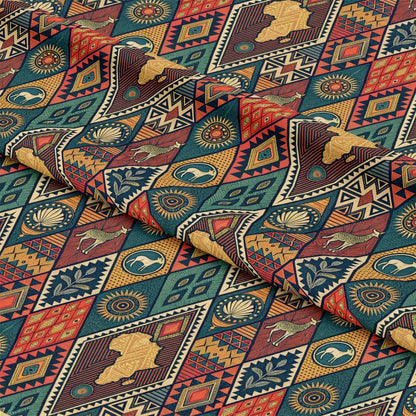 African Tribal Pattern 6 Quilting Cotton Fabric
