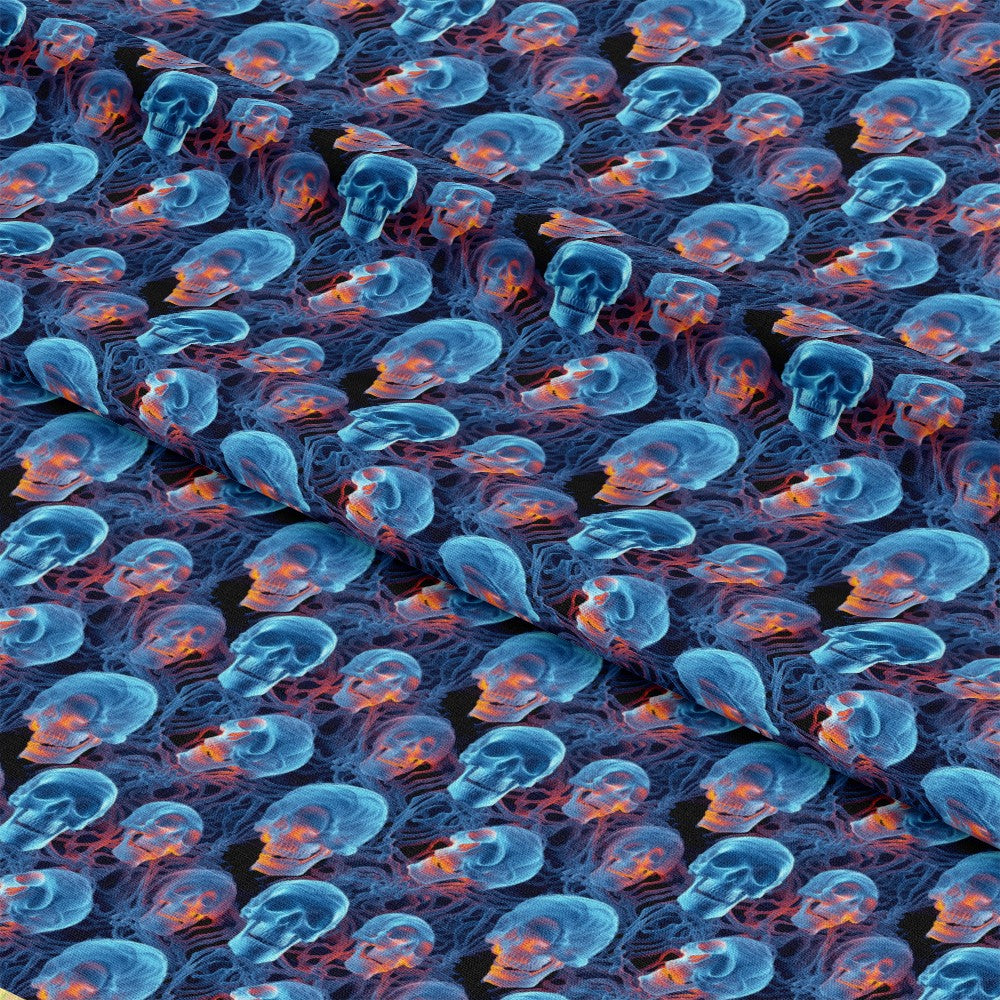 Scary Halloween Pattern 3 Quilting Cotton Fabric