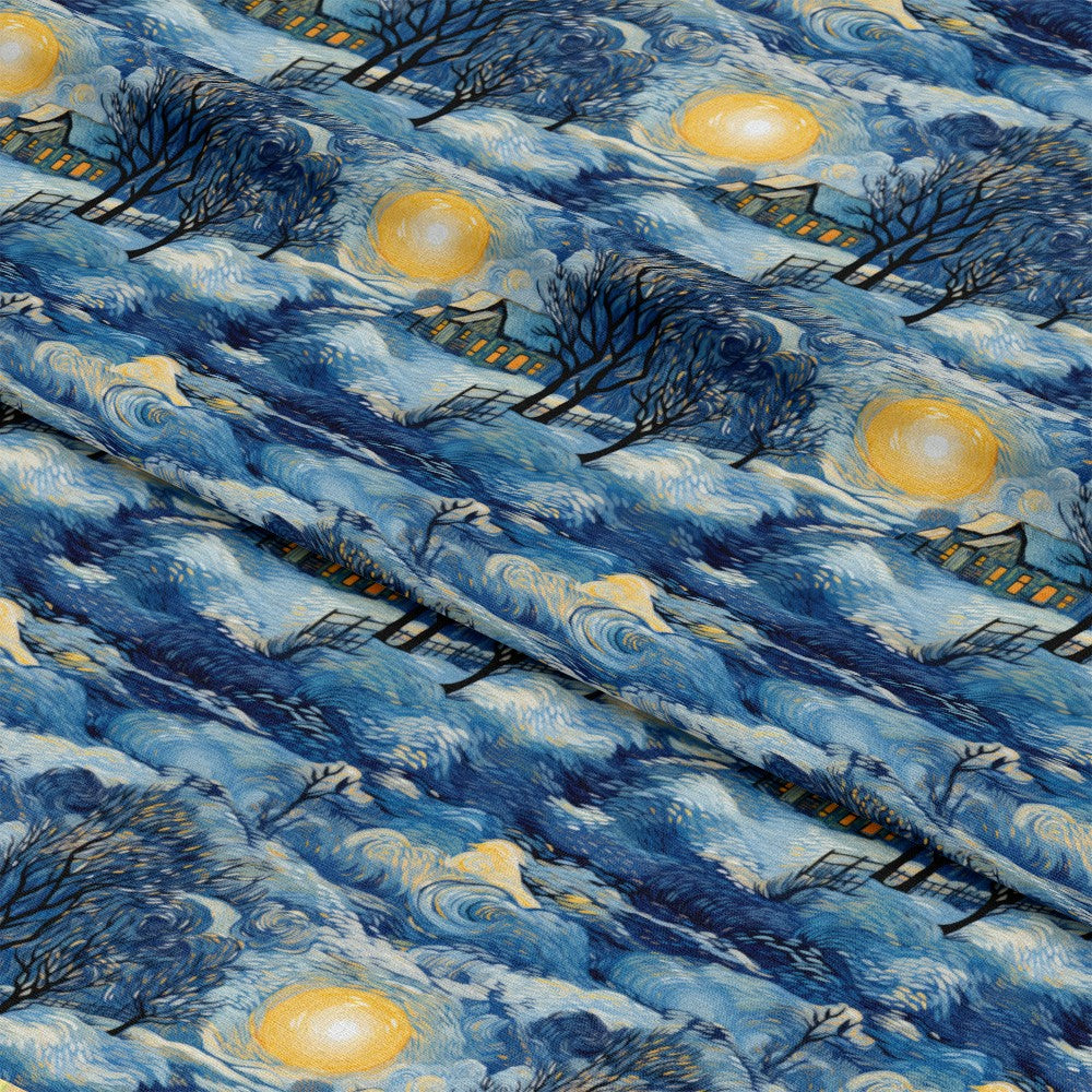 Winter Under the Dawn Pattern 18 Quilting Cotton Fabric