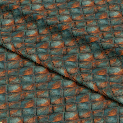 Rusted Iron Metal Textures Pattern 6 Quilting Cotton Fabric