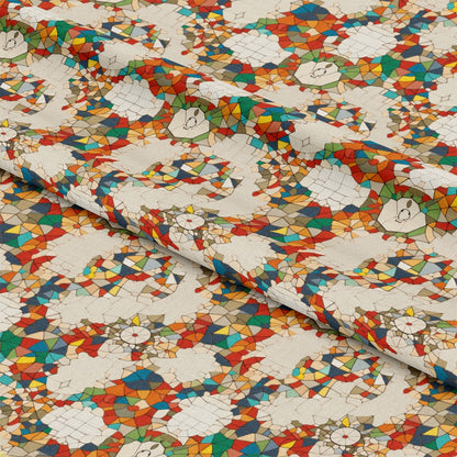 Mosaic Art Pattern 11 Quilting Cotton Fabric