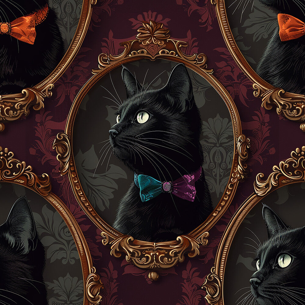 Fancy Feline Portraits Fat Quarter Bundle