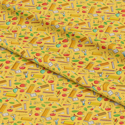 Back to School Pattern 27 Quilting Cotton Fabric