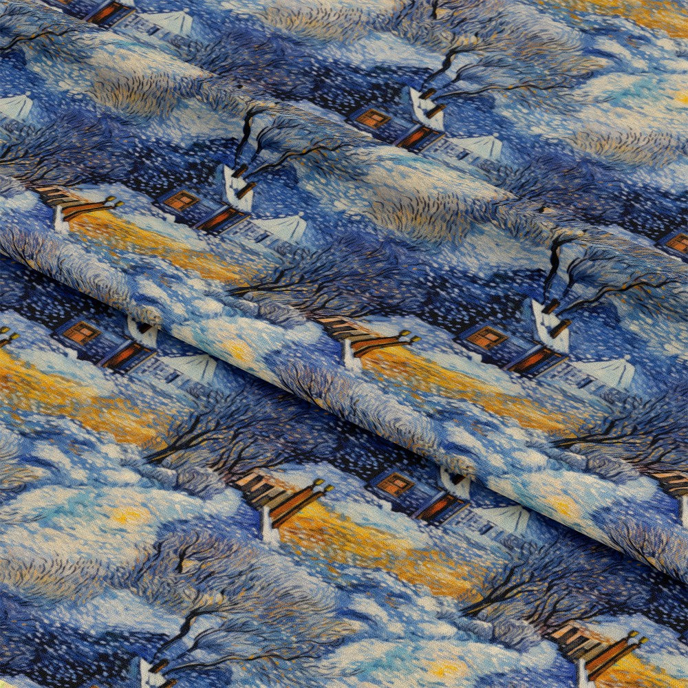 Winter Under the Dawn Pattern 16 Quilting Cotton Fabric