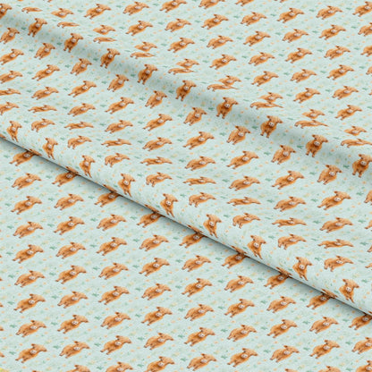 Funky Highland Cows Pattern 1 Quilting Cotton Fabric