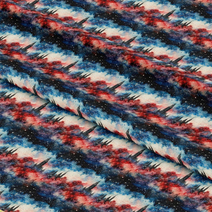 Patriotic Grunge Pattern 8 Quilting Cotton Fabric