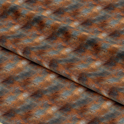 Rusted Iron Metal Textures Pattern 1 Quilting Cotton Fabric