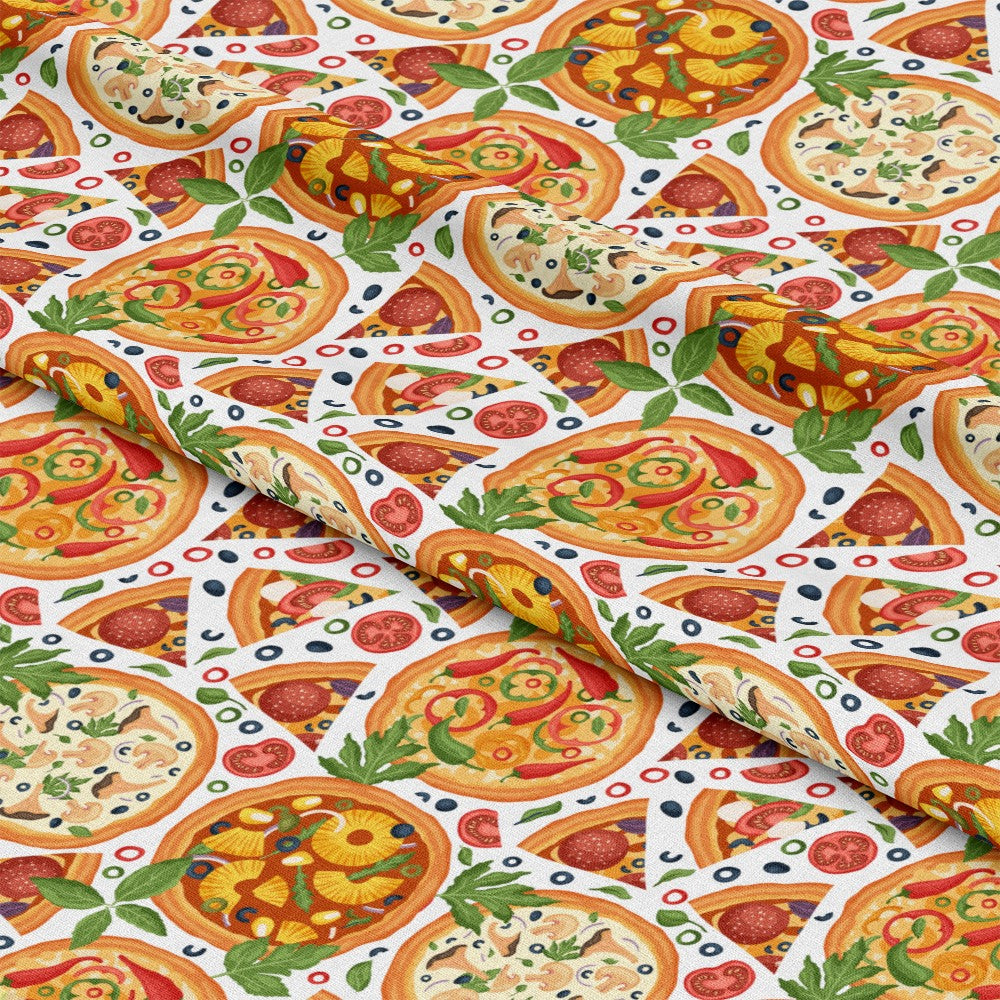 Pizza Pattern 6 Quilting Cotton Fabric