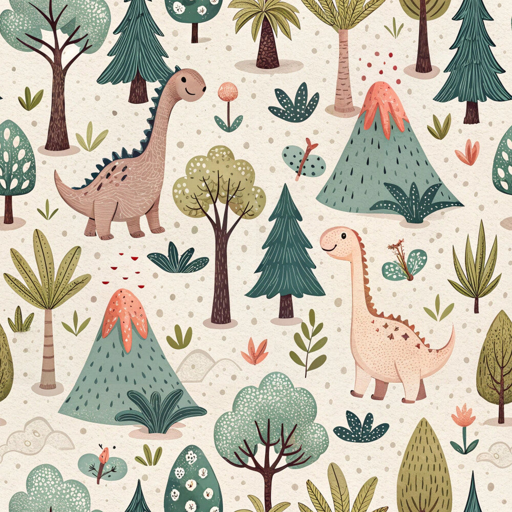Fun Cartoon Dinosaur Fat Quarter Bundle