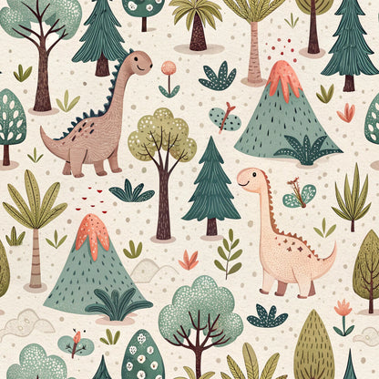 Fun Cartoon Dinosaur Fat Quarter Bundle