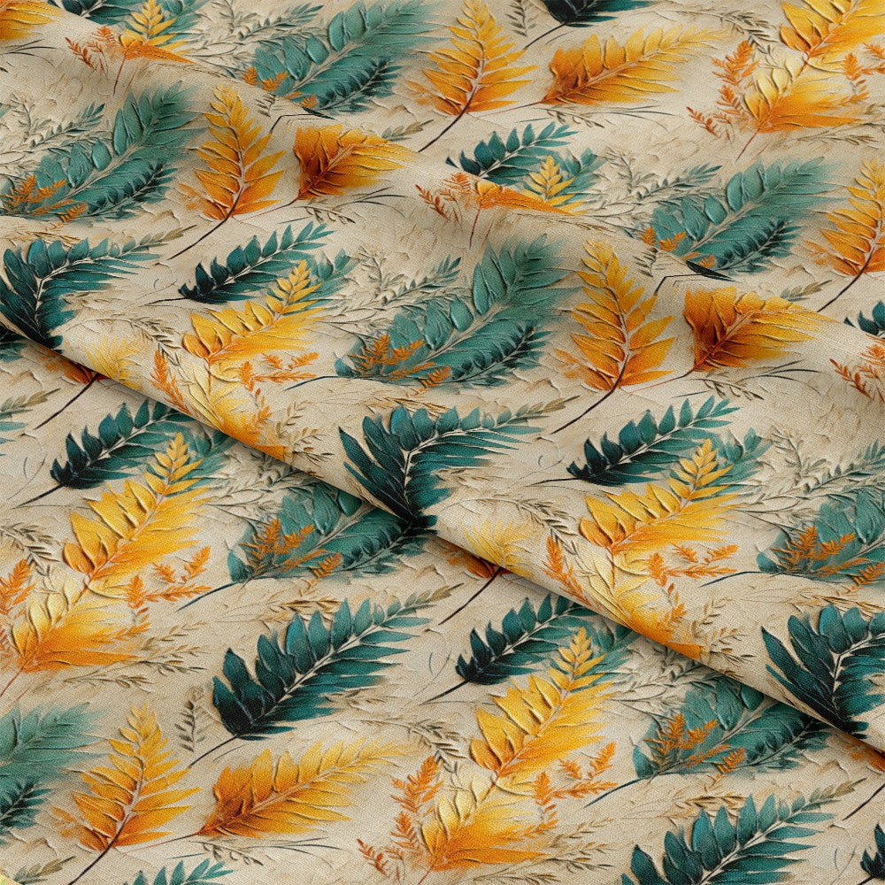 Tropical Autumn Pattern 5 Quilting Cotton Fabric