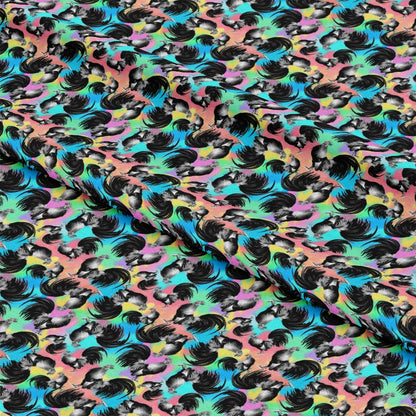 Funky Chickens Pattern 1 Quilting Cotton Fabric