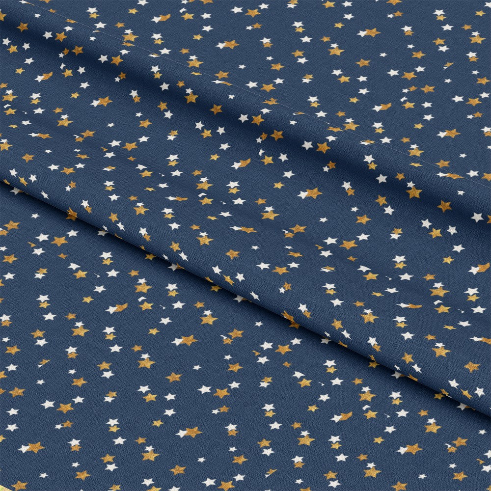 Navy and Gold Celebration Pattern 6 Quilting Cotton Fabric