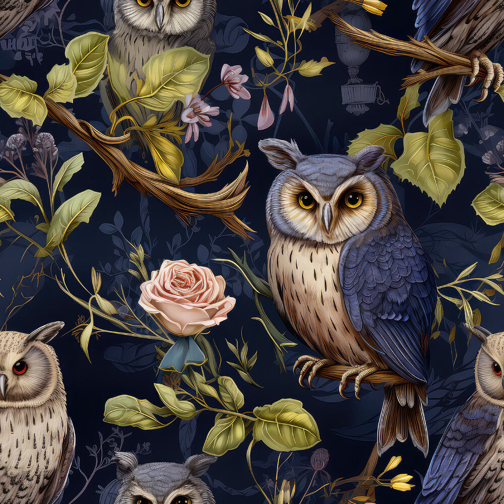 Owl Ephemera Fat Quarter Bundle
