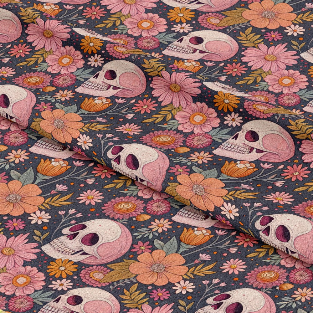 Retro Halloween Pattern 15 Quilting Cotton Fabric