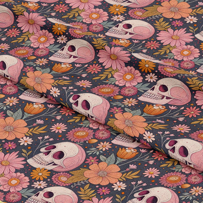 Retro Halloween Pattern 15 Quilting Cotton Fabric