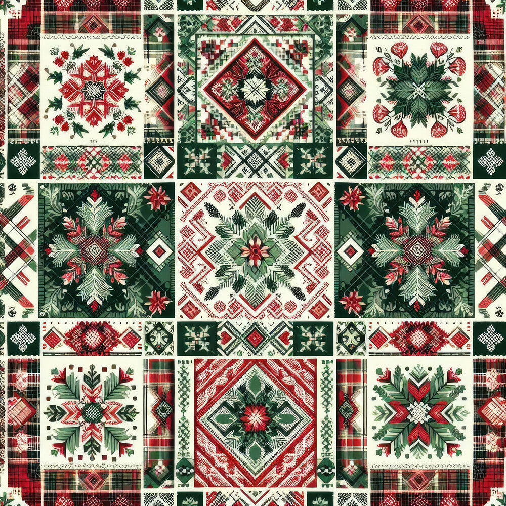 Plaid Christmas Fat Quarter Bundle