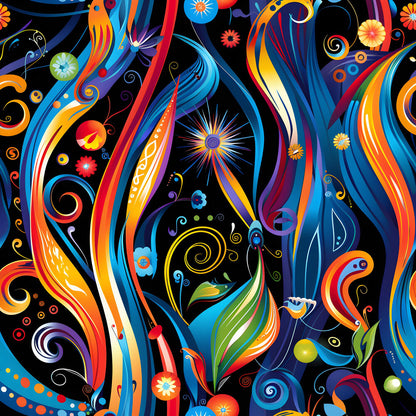 Fantasy Swirl Art Fat Quarter Bundle