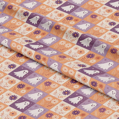 Retro Halloween Pattern 22 Quilting Cotton Fabric