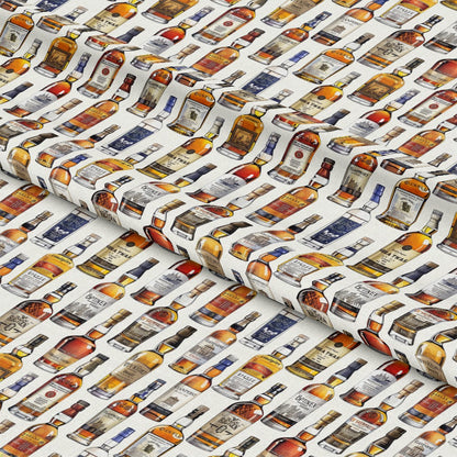 Scottish Whiskey Pattern 1 Quilting Cotton Fabric