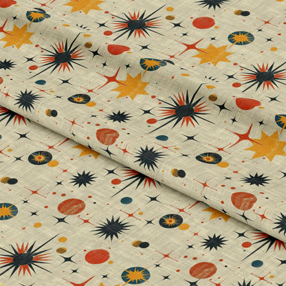 Retro Starburst Pattern 11 Quilting Cotton Fabric