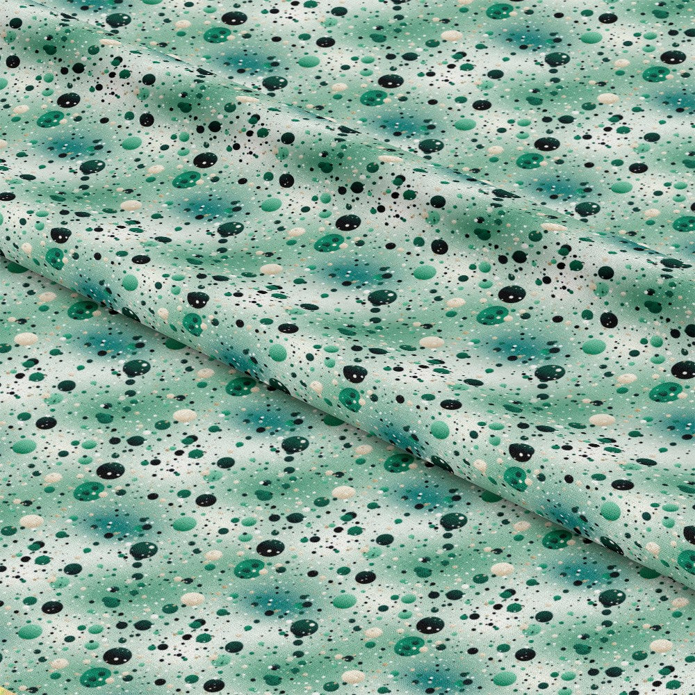 Green Confetti Pattern 5 Quilting Cotton Fabric