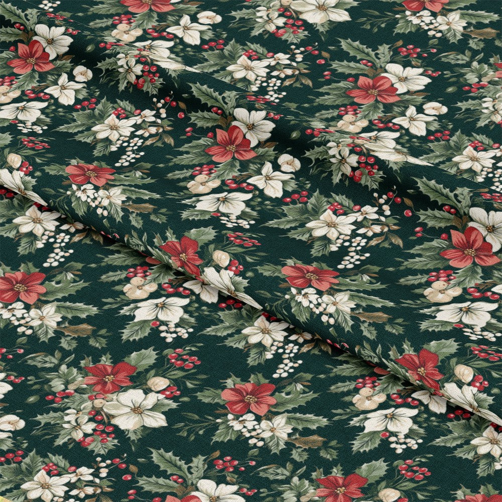 Christmas Pinecones Pattern 1 Quilting Cotton Fabric