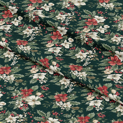 Christmas Pinecones Pattern 1 Quilting Cotton Fabric