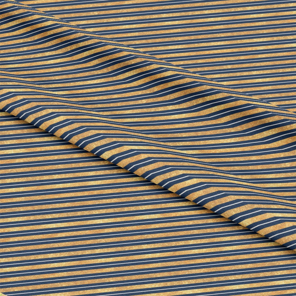 Navy and Gold Celebration Pattern 9 Quilting Cotton Fabric