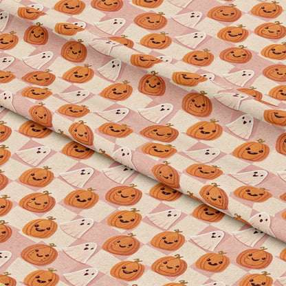 Retro Halloween Pattern 1 Quilting Cotton Fabric