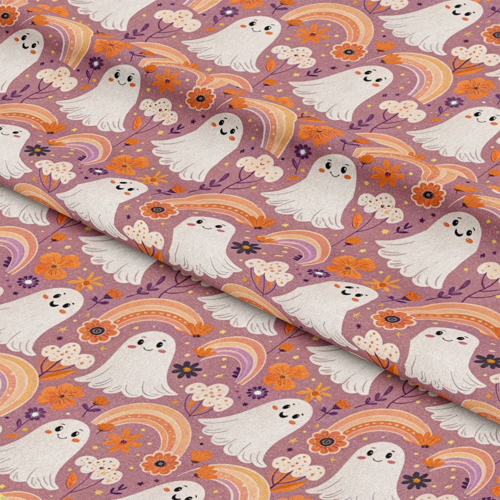 Retro Halloween Pattern 25 Quilting Cotton Fabric