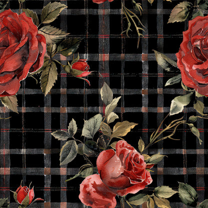 Red Baroque Roses Fat Quarter Bundle