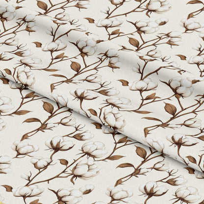 Raw White Cotton Pattern 11 Quilting Cotton Fabric