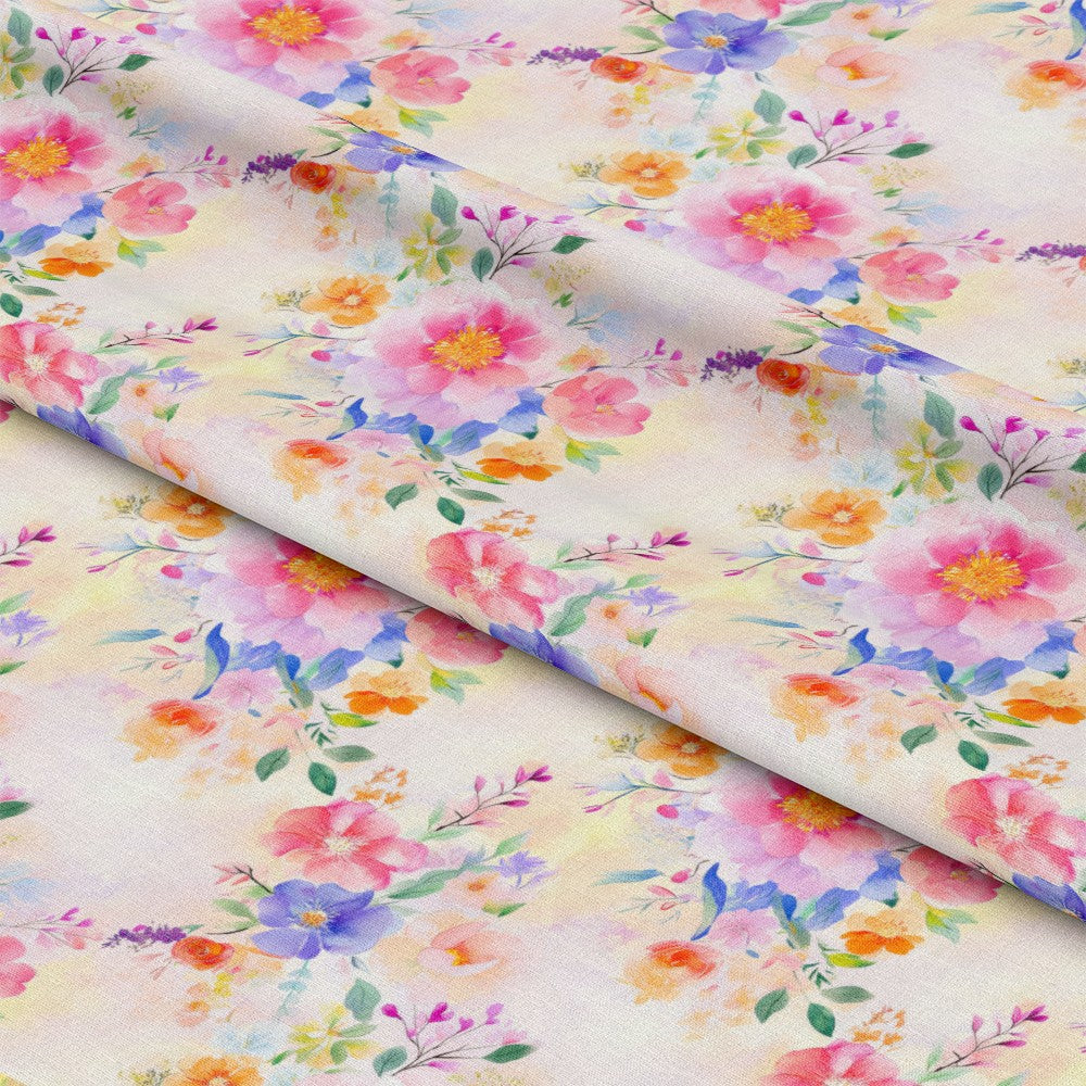 Japanese Floral Pattern 11 Quilting Cotton Fabric