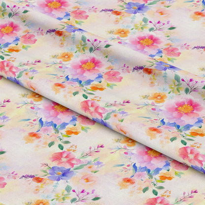 Japanese Floral Pattern 11 Quilting Cotton Fabric