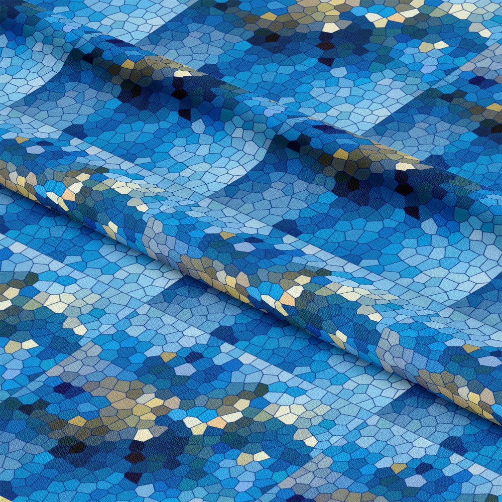 Mosaic Love Pattern 5 Quilting Cotton Fabric